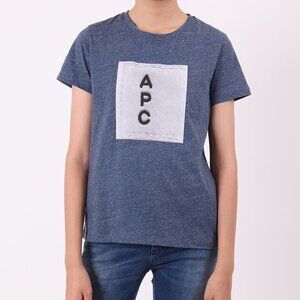 NWT - A.P.C. Logo T-shirt - Indigo✨